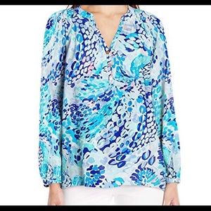 Lilly Pulitzer Silk Elsa Top